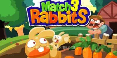 gameplay large view Match 3 Rabbits  gameplay small view