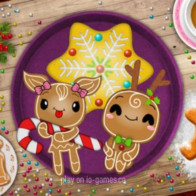 Christmas Gingerbread - Color Me