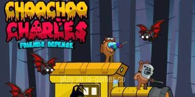 gameplay large view ChooChoo Charles Friends Defense  gameplay small view