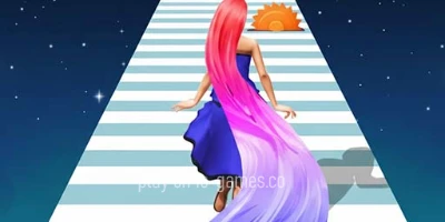 gameplay large view Long Hair Rush Challenge  gameplay small view