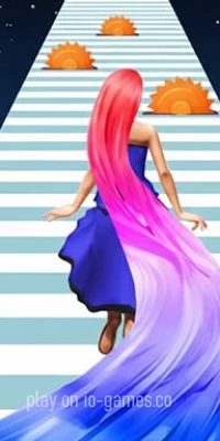 gameplay large view Long Hair Rush Challenge  gameplay small view