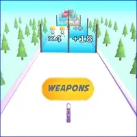 Merge Weapons Shooting 2048 gameplay large view
