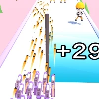 gameplay large view Merge Weapons Shooting 2048  gameplay small view
