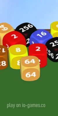 gameplay large view Dices 2048 3D  gameplay small view